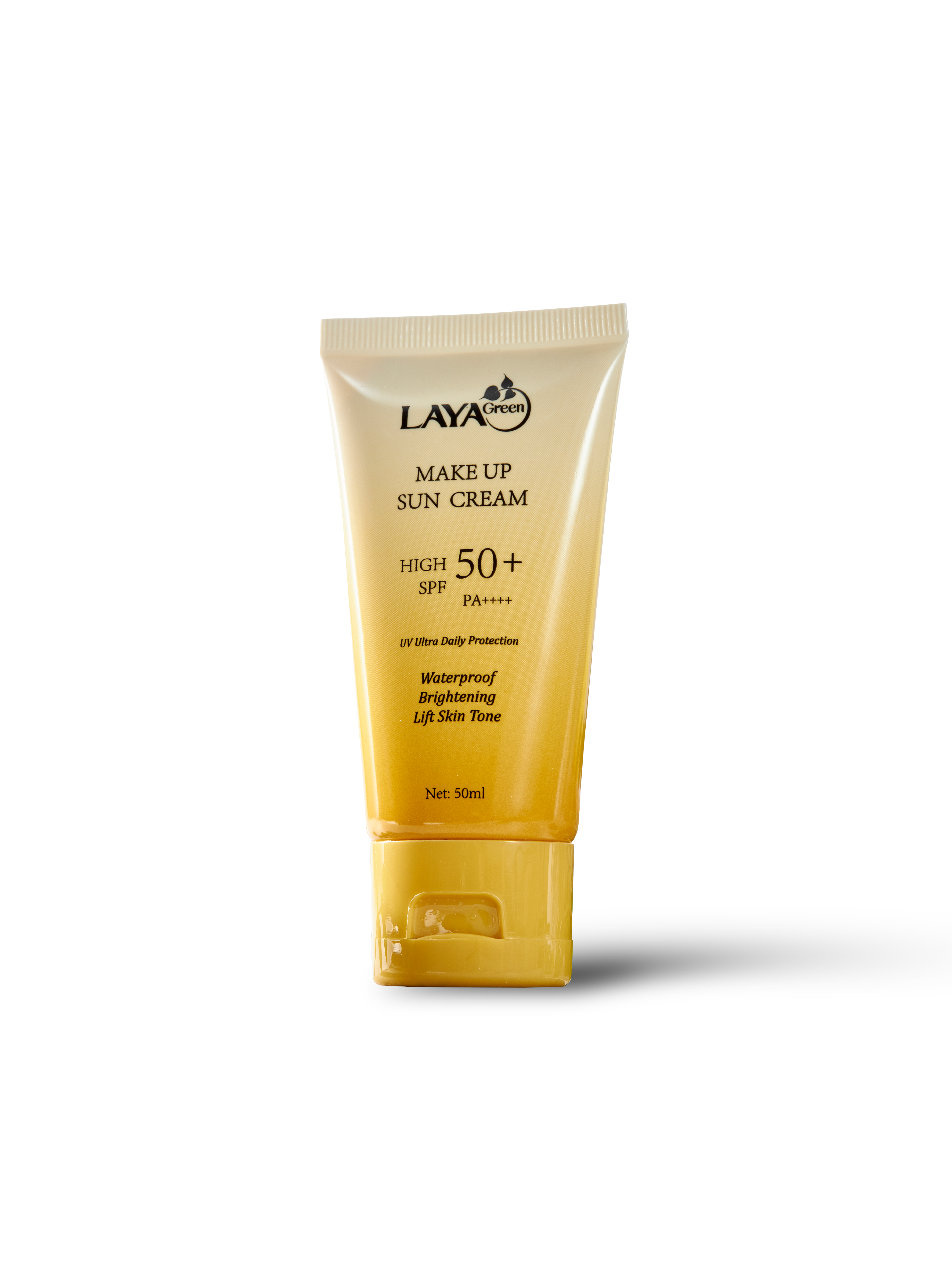 Kem Chống Nắng Laya Green - Dưỡng Thay Thế Kem Nền Makeup Sun Cream 50ml SPF50+ PA ++++