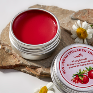 Son Collagen Lựu Đỏ - Son Dưỡng Môi Thuần Chay Laya Green Bổ Sung Collagen Làm Mềm Và Giữ Ẩm Cho Môi